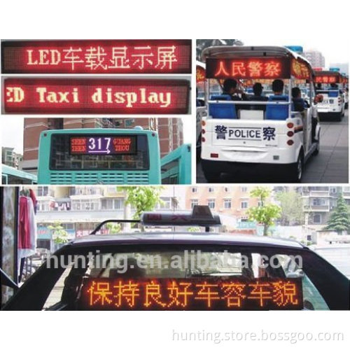 Digital taxi LED sign, car signs, led taxi top advertising signs